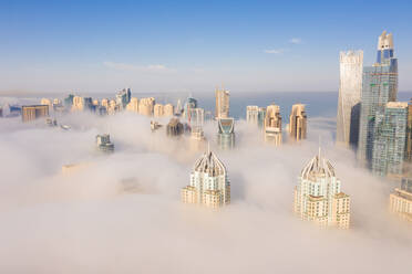 Aerial view of buildings Dubai, United Arab Emirates - AAEF06960