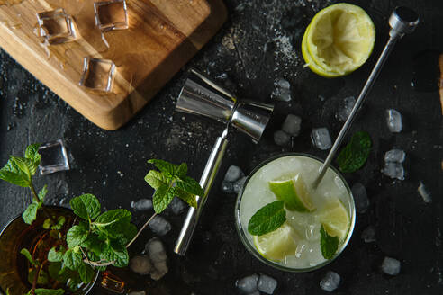 Preparing the authentic cuban mojito - CAVF76425