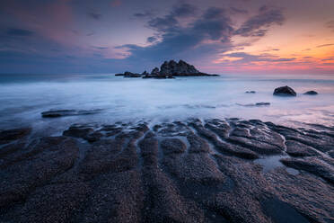 Sea stack at Sidonia village in southern Crete. - CAVF76878