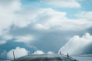 Panoramic View Of Road Against Sky - EYF00240