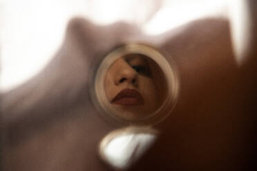 Woman Reflecting In Mirror - EYF00561