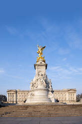 Das Victoria-Denkmal und der Buckingham-Palast, London, England, Vereinigtes Königreich, Europa - RHPLF14004