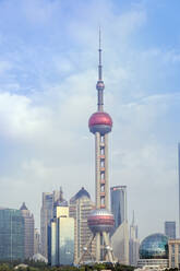 The Oriental Pearl TV Tower in Pudong district in Shanghai, China, Asia - RHPLF14016