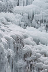 Ice formations at Sutovsky waterfall in Mala Fatra national park. - CAVF77053