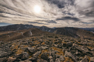 Abendsonne über dem Mount Evans, Colorado - CAVF77137