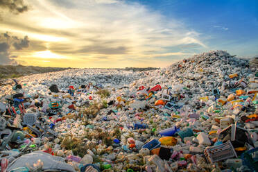 High Angle View Of Garbage At Dumping Ground - EYF00872