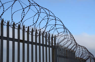 Fence Against Blue Sky - EYF00877