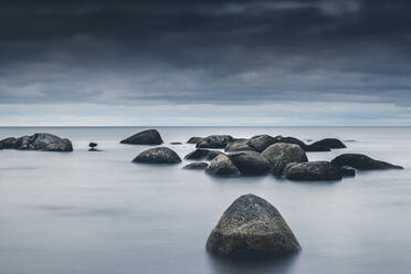 Rocks In Sea Against Sky - EYF01090