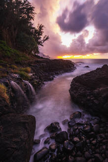 Princeville, Queens Baths, Insel Kauai, Hawaii, Vereinigte Staaten von Amerika, Nord-Amerika - RHPLF14075