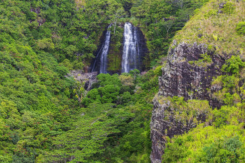 Wailua River, Opaekaa Falls, Insel Kauai, Hawaii, Vereinigte Staaten von Amerika, Nordamerika - RHPLF14102