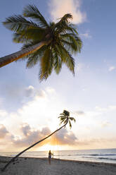 A woman on North Beach, Little Corn Island, Islas del Maiz (Corn Islands), Nicaragua, Central America - RHPLF14195