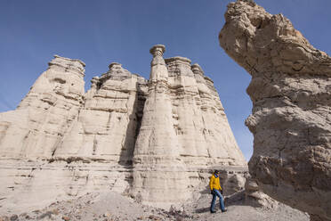 Plaza Blanca (der weiße Platz) in den Rio Chama Hills, New Mexico, Vereinigte Staaten von Amerika, Nordamerika - RHPLF14236