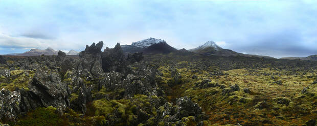 Ancient lava flows, Iceland, Polar Regions - RHPLF14257