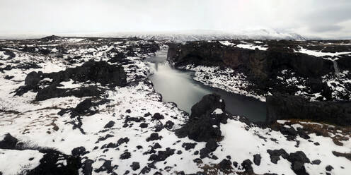 Panoramabild des Godafoss-Wasserfalls, Island, Polarregionen - RHPLF14259