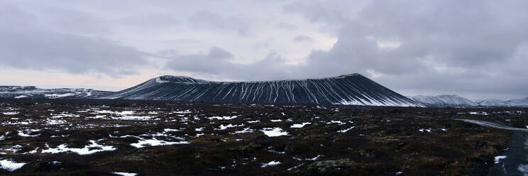 Panorama image of Hverfjall crater, Iceland, Polar Regions - RHPLF14263