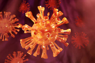 Three dimensional render of COVID-19 virus - SPCF00549