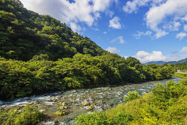 Daiya-Fluss, Nikko, UNESCO-Welterbestätte, Präfektur Tochigi, Honshu, Japan, Asien - RHPLF14346