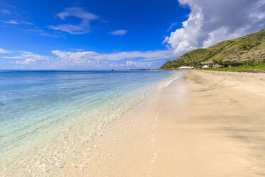 Beautiful beach, turquoise sea, Carambola Beach, South Friars Bay, St. Kitts, St. Kitts and Nevis, Leeward Islands, West Indies, Caribbean, Central America - RHPLF14431