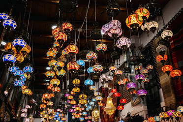 Abundance of colourful ceiling lamps - DGOF00580