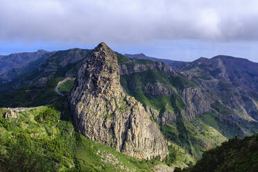 Spain, Province of Santa Cruz de Tenerife, Roque de Agando rock formation - SIEF09666