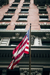 USA, New York City, Flag of the United States of America - OCMF01135