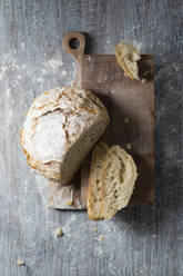 Ein Laib selbstgebackenes Brot - MYF02262