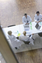 Female doctors having a meeting in conference room - BMOF00369