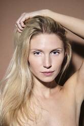 Portrait of beautiful blond woman - PNEF02489