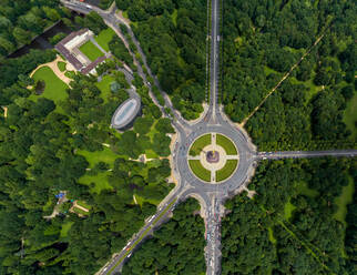 Luftaufnahme des Berliner Tiergartens, Deutschland. - AAEF07237