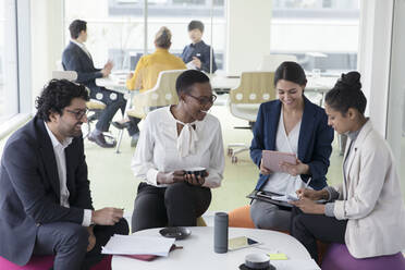 Business people talking in conference room meeting - CAIF25652