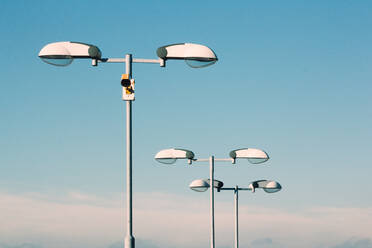 Low Angle View of Street Light Against Sky - EYF02826