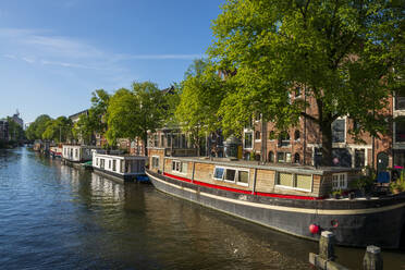 Niederlande, Provinz Nordholland, Amsterdam, Grachtenhäuser an der Brouwersgracht - LBF03029