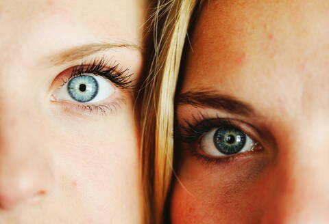 Close-Up Portrait Of Sisters - EYF03275