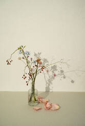 Verwelkendes Blumenarrangement in Vase - FSIF04624