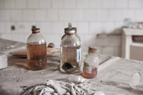 Maternity ward in No. 126 hospital in Pripyat ghost town, Chernobyl, Ukraine - CAVF78493