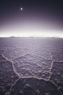 Unregelmäßige polygonale Strukturen im Salar de Uyuni - CAVF78615