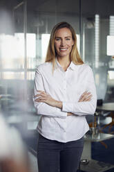 Portrait of confident businesswoman in office - RBF07530