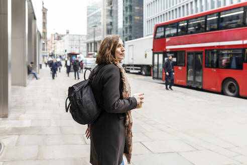 Woman in the city, London, UK - WPEF02763