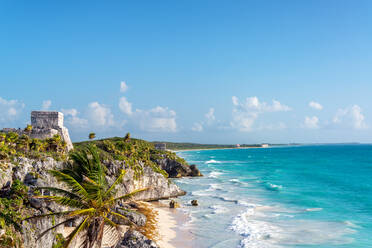 Scenic View Of Sea Against Blue Sky - EYF03755