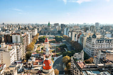 Hohe Winkel Ansicht von Buenos Aires - EYF03867