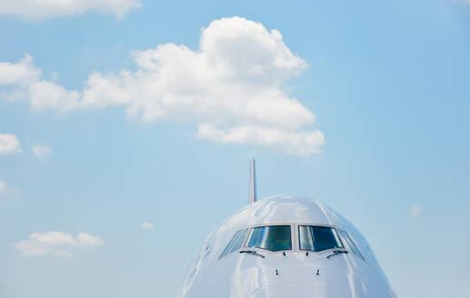 Low Angle View Of Airplane Against Sky - EYF03967