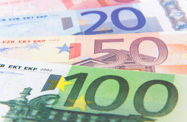 Close-Up Of European Union Currency - EYF03970