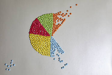 Colorful pie chart - RBF07551