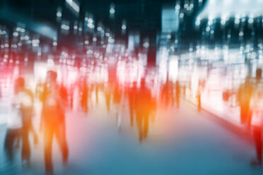 Defocused Image Of People In Shopping Mall - EYF04798