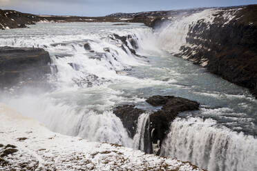 Iceland, Gullfoss waterfall in summer - DAMF00363