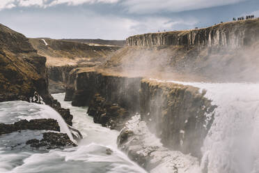 Iceland, Gullfoss waterfall in summer - DAMF00365