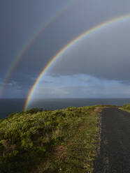 Double rainbow on the ocean. Cape of Good Hope, South Africa - VEGF01911