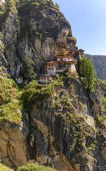 Bhutan, Steilhang Paro Taktsang-Tempel - TOVF00181