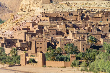 Ksar von Ait Ben Haddou (Ait Benhaddou), Provinz Ouarzazate, Marokko - CAVF79175