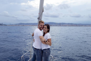 Couple during sailing trip - GMLF00096